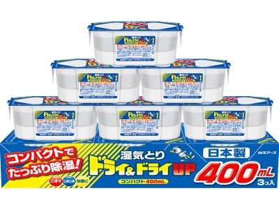 白元 家用除湿袋除湿盒 400mL*6盒