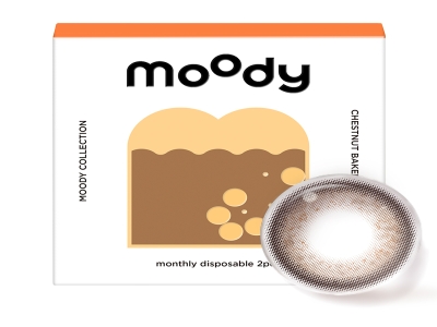 moody美瞳月抛2片装