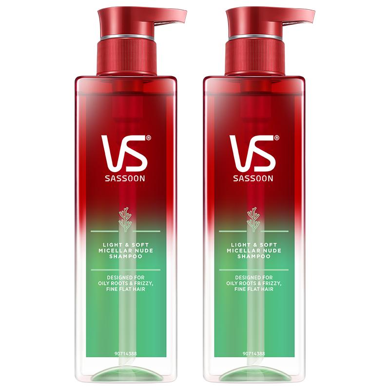 VS 沙宣 轻润裸感洗发水 500ml*2