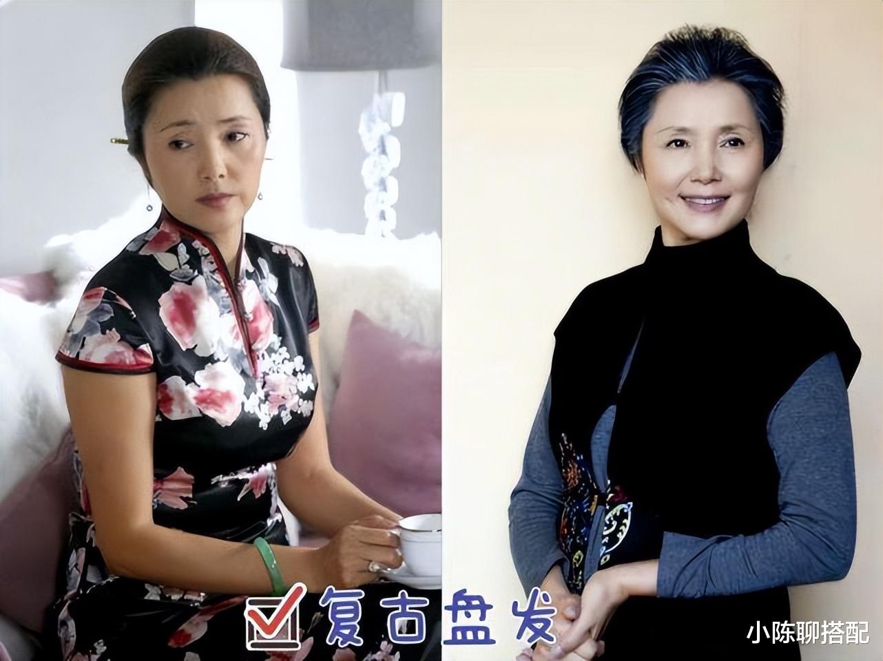 这才是中年女人反油腻的秘诀：发盘起衣素淡，看68岁姜黎黎就明白 图16